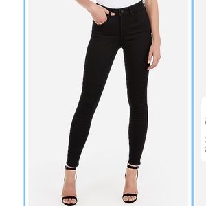 Express Black Ankle Legging High Rise Jeans